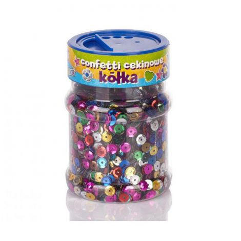 Cekiny Astra, Kółka Mix Błyszczące, 100g